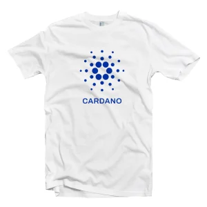CARDANO_cryptocurrency_merchandise_merch_tshirt_white_1024x1024.webp Cardano (ADA) Cryptocurrency Symbol T-shirt | BT-Miners