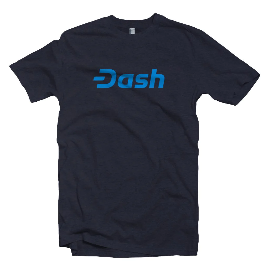 Dash Cryptocurrency Logo T-shirt  | BT-Miners