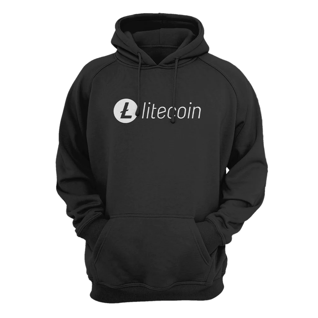 New Litecoin LTC Crypto Logo Hoodie | BT-Miners